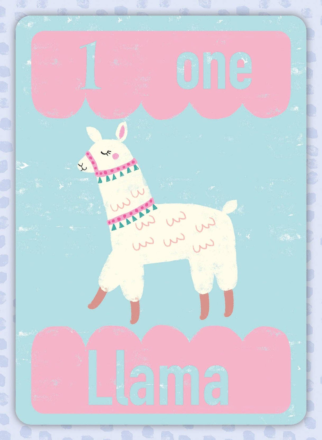 Playtime Pals flash cards - individual character card detail