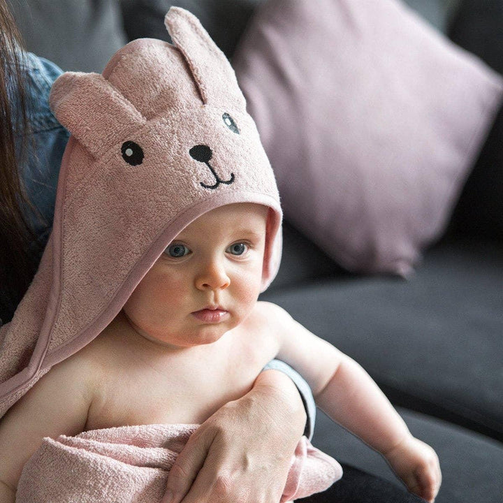 Bunny Hooded Towel – Soft Cotton Baby Bath Wrap