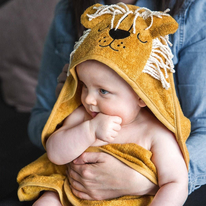 Lion Hooded Towel – 100% Cotton Baby Bath Towel