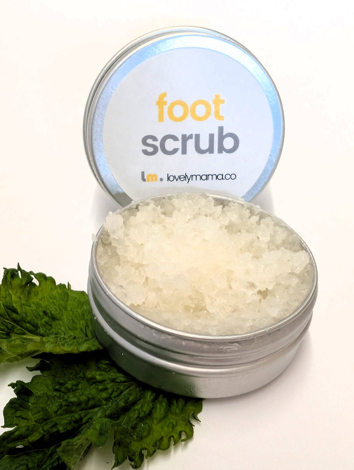 Lovely mama co foot scrub
