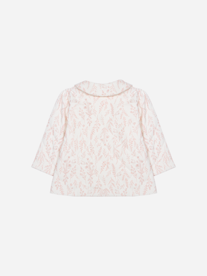 Patachou baby coat ecru floral print - view 2