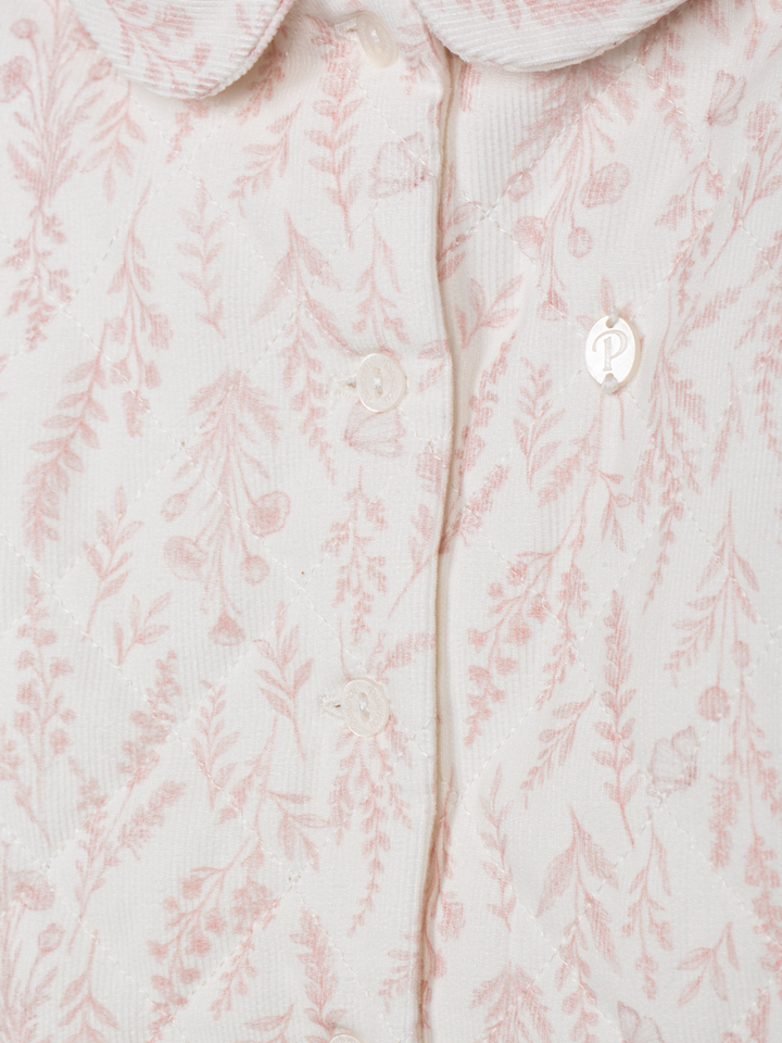 Patachou baby coat ecru floral print - view 3
