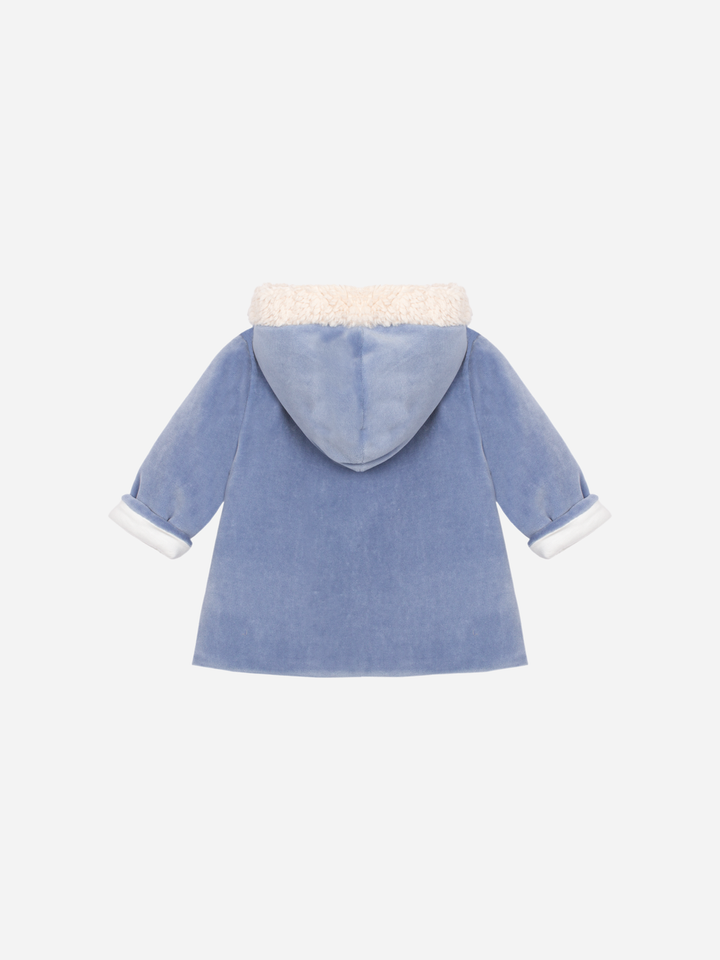 Patachou baby coat blue indigo - view 2