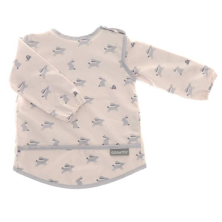 Cosatto Bobtail bunnies coverall feeding bib for babies