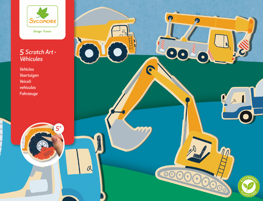 Sycomore Pockets scratch art vehicles kit - image 1