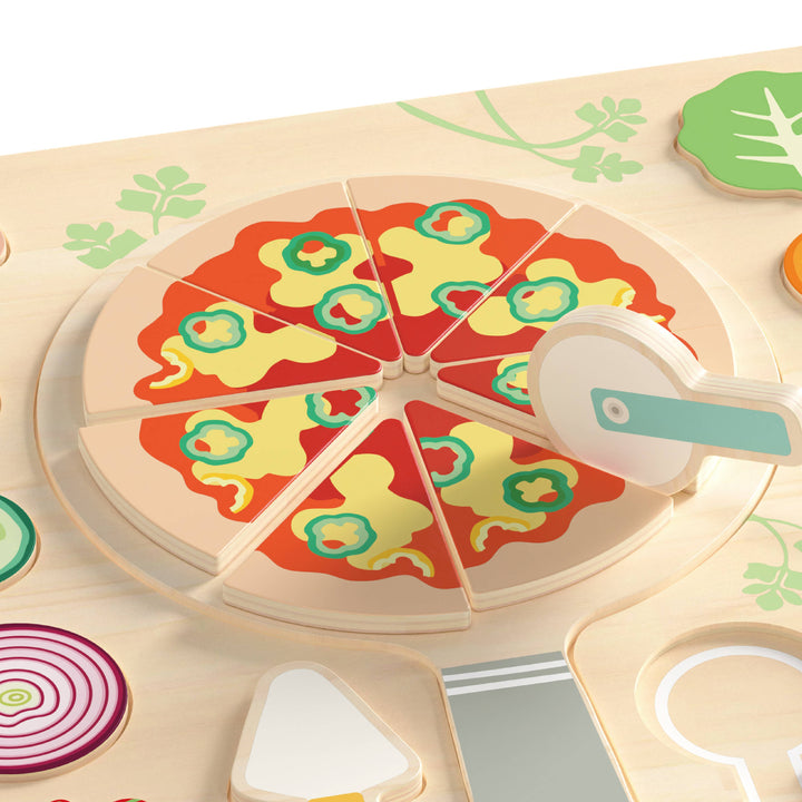 Classic World Pizza Puzzle – Wooden Educational Puzzle