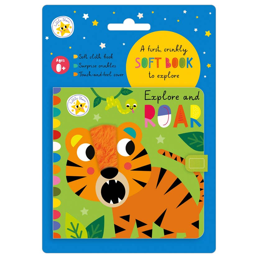 Little Stars Explore and Roar Soft Cloth Book