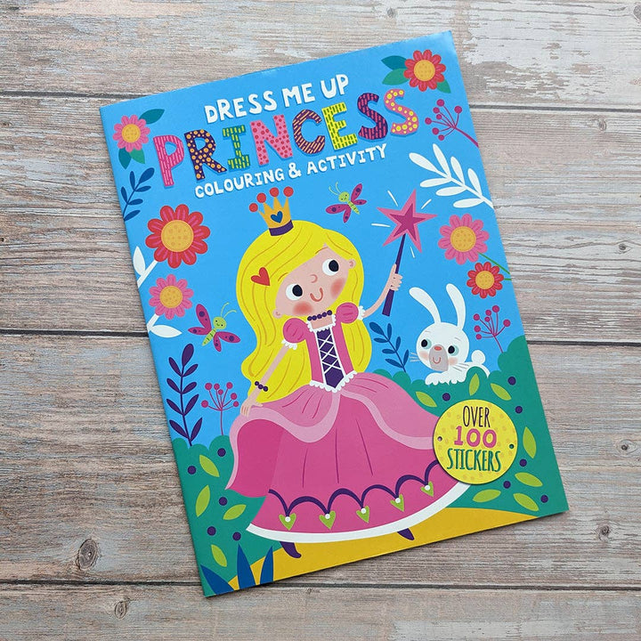Dress Me Up Princess book - dress-up sticker feature detail