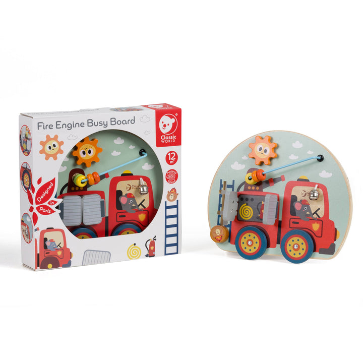 Classic World - Fire Engine Busy Board
