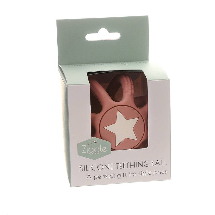 Silicone Teether Ball Pink