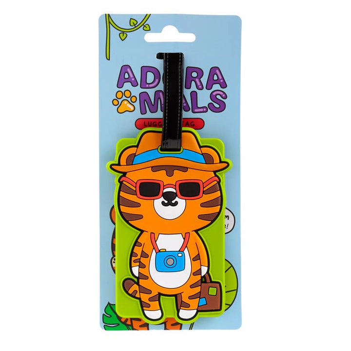 Safari Tiger Luggage Tag