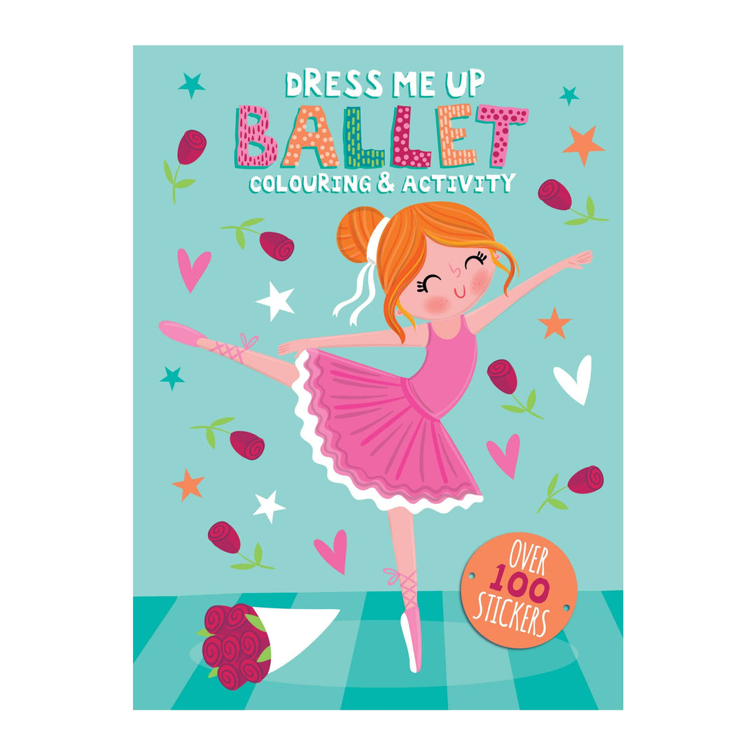 Dress Me Up colouring and activity book, Ballet design, front cover