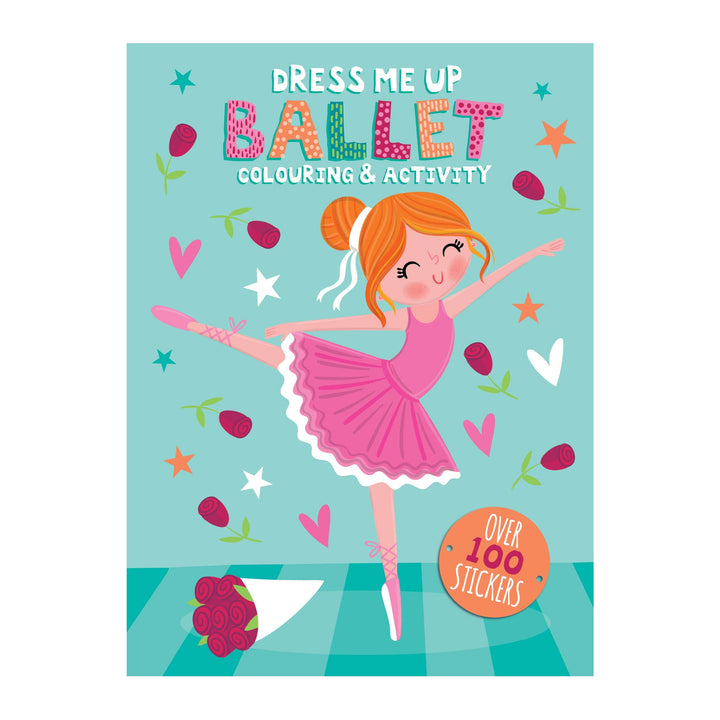 Dress Me Up colouring and activity book, Ballet design, front cover