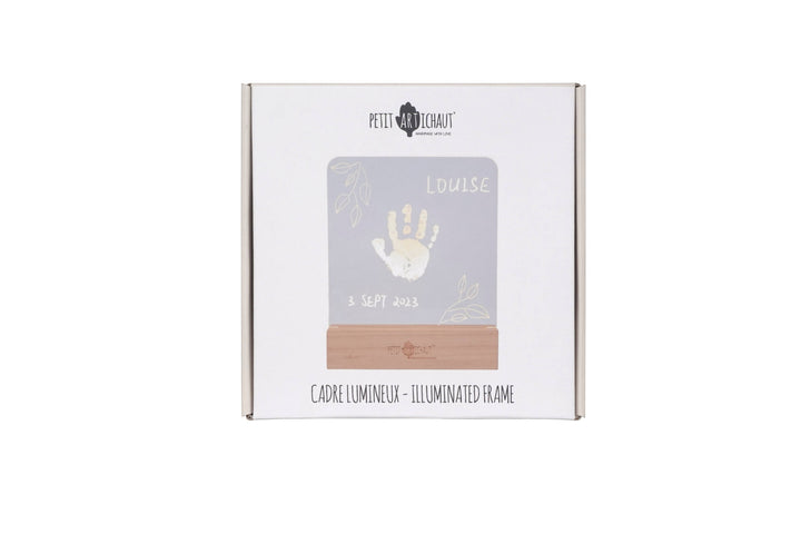 Petit Artichaut Olive Tree illuminated baby footprint frame - image 6