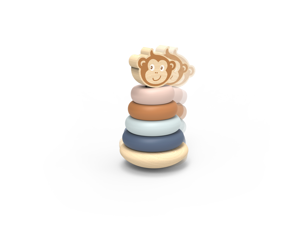 Speedy Monkey Roly-Poly Stacker - image 2