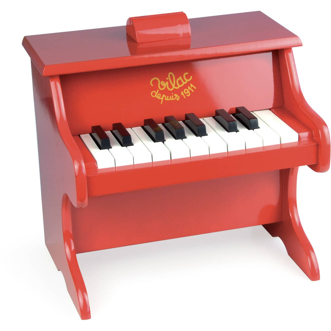 Vilac Red Piano – Children’s Wooden Musical Instrument
