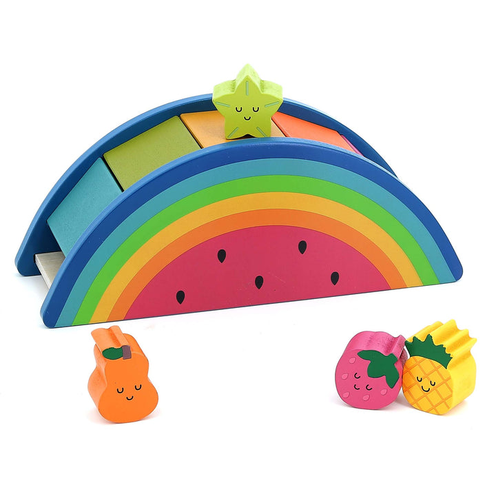 Vilac - Wooden Watermelon & Fruits Shape Sorter