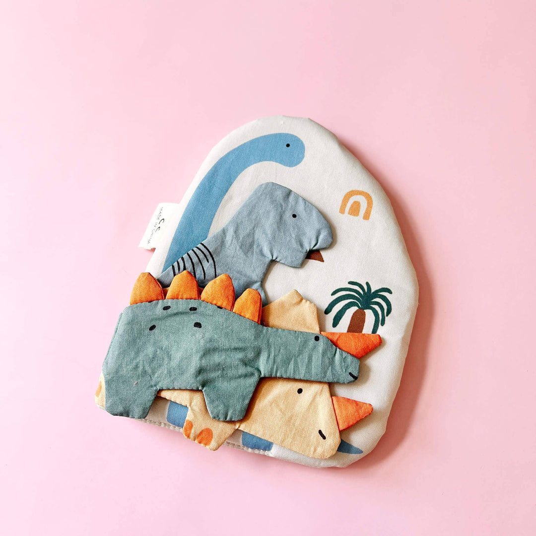 Baby And Toddlers Cotton Fabric Dinosaur Soft Book