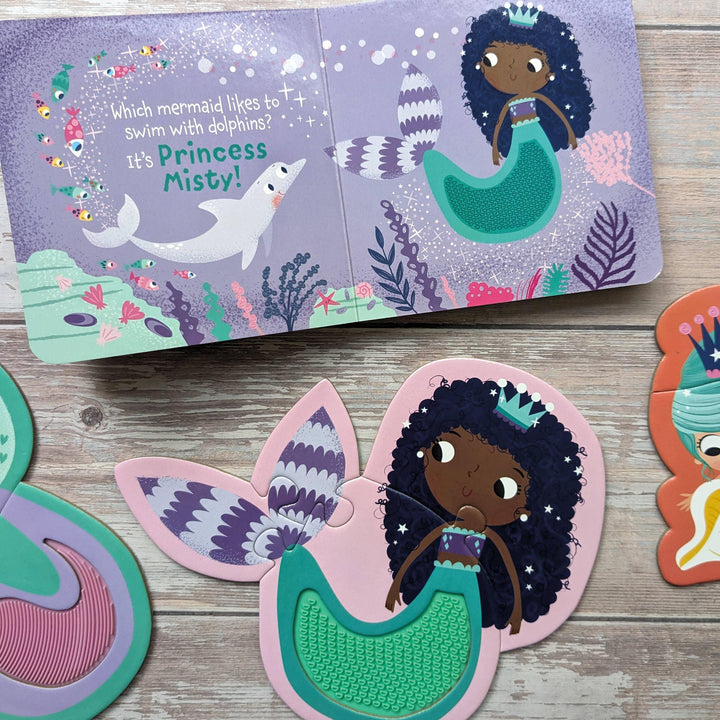 Touch & Feel Mermaid Puzzle – Sensory Jigsaw for Kids