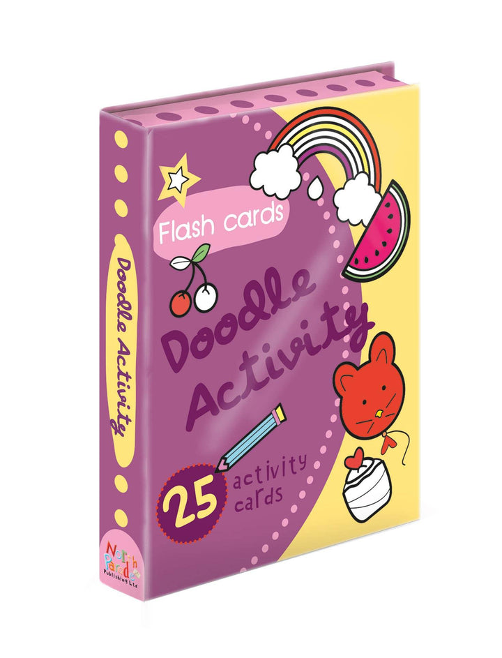 Flash Cards - Doodle Activity Purple