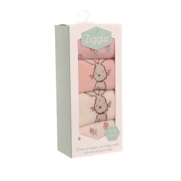 Bunnies Boxed Sock Set (6-12 months)