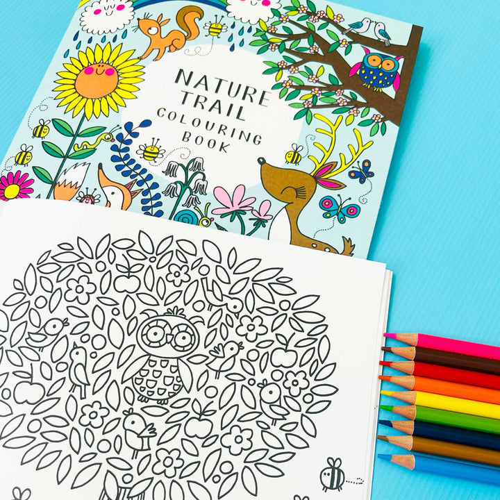 Nature Trail colouring book - illustration detail