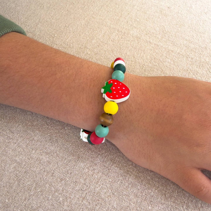 Cotton Twist strawberry bracelet making kit, image 10