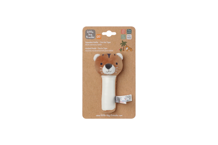 Little Big Friends Tiger Squeaker
