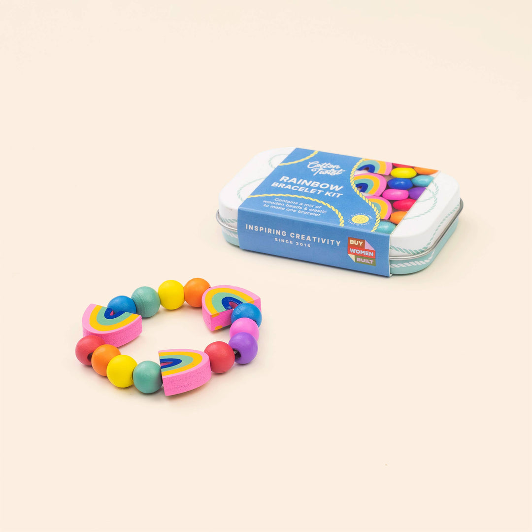 Cotton Twist rainbow bracelet making kit, image 8