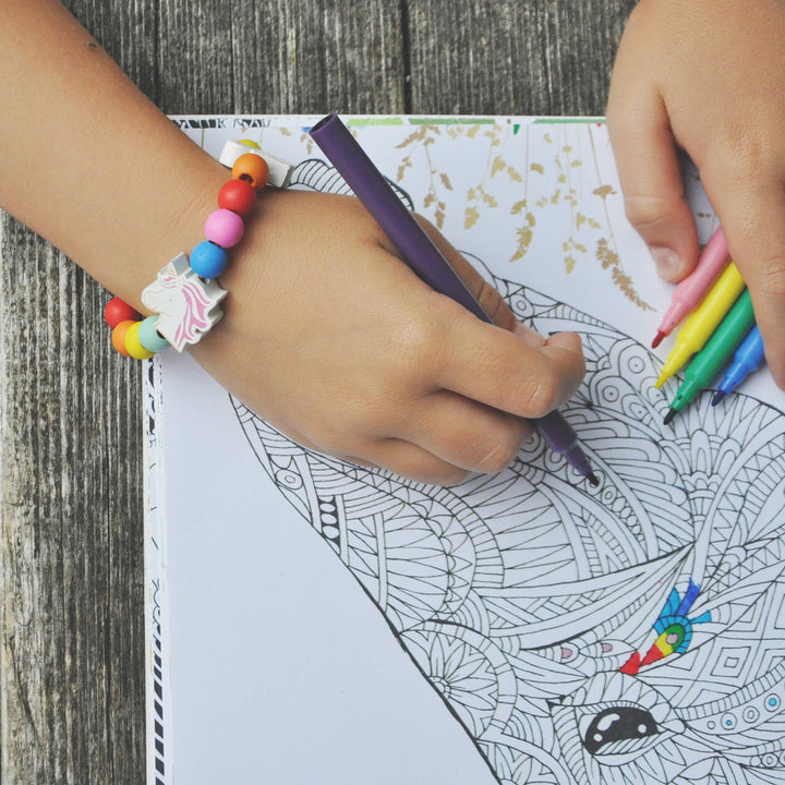 Cotton Twist unicorn bracelet making kit, image 4