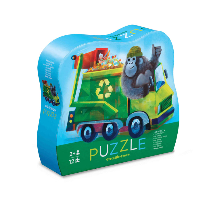 12-pc Mini Puzzle/Go Gorilla Recycling