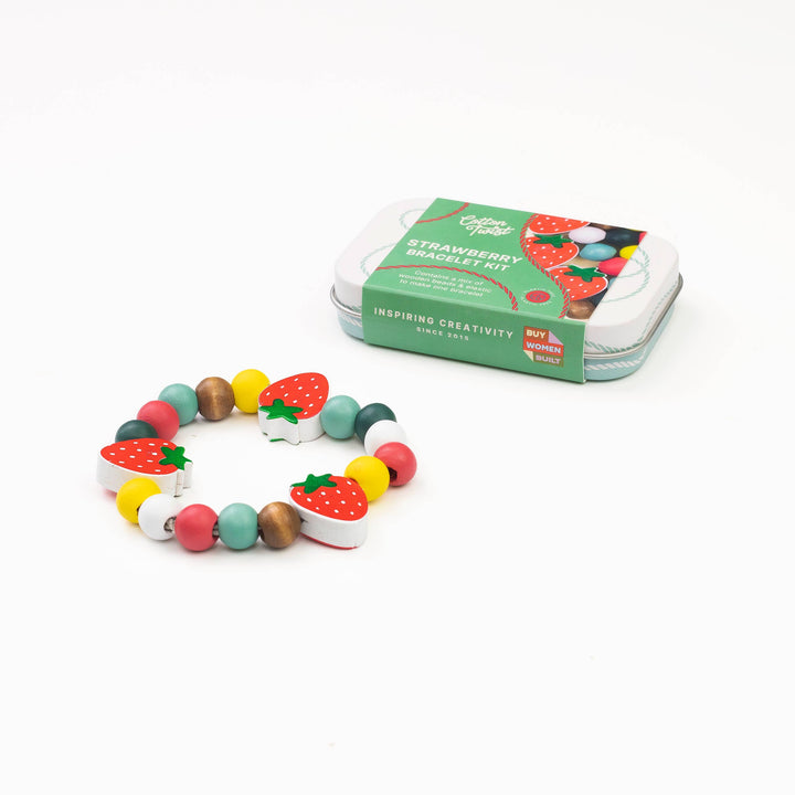 Cotton Twist strawberry bracelet making kit, image 9
