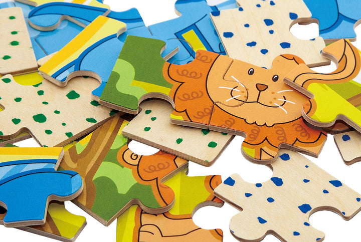 4 in 1 Puzzle Box - Jungle