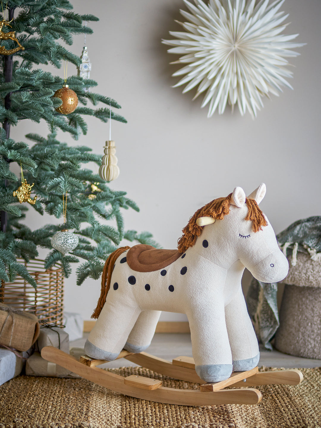 Bloomingville: Merlen White Rocking Horse