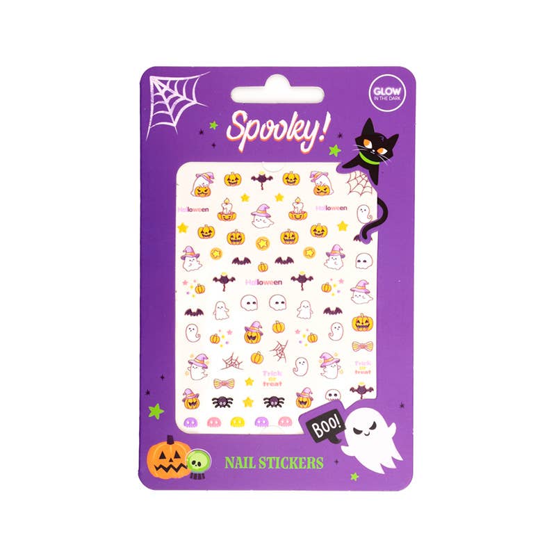 Spooky Halloween Self Adhesive Nail Stickers