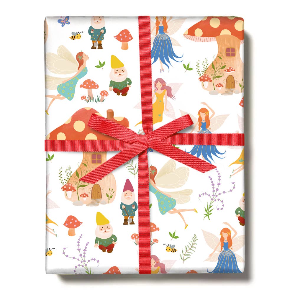 A Fairy Garden Gift Wrap