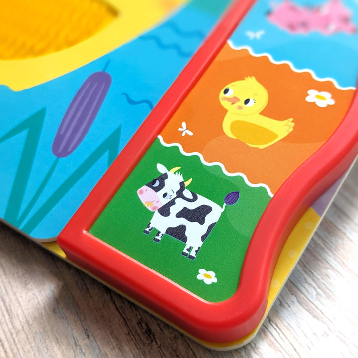 5 Button Silicon Sound Book - Farm