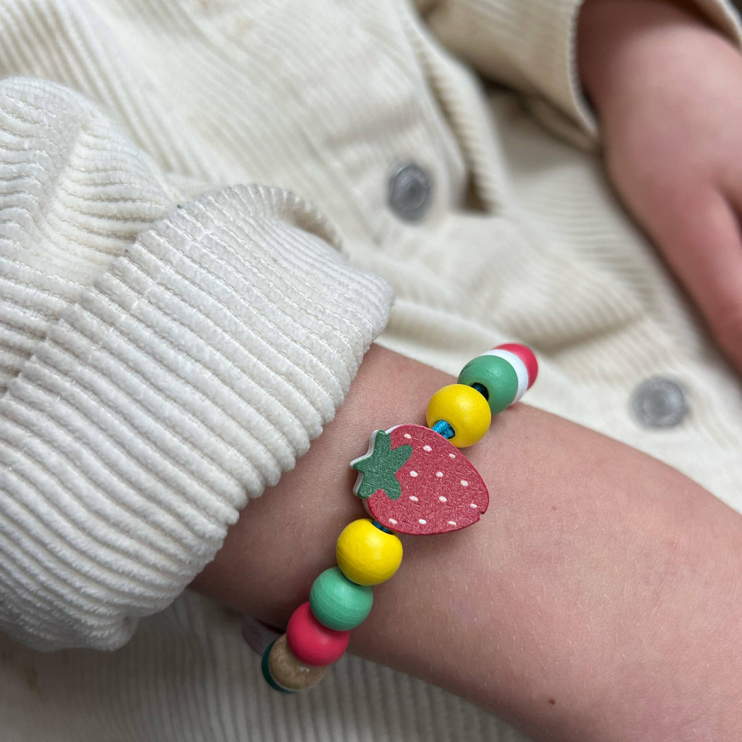 Cotton Twist strawberry bracelet making kit, image 5