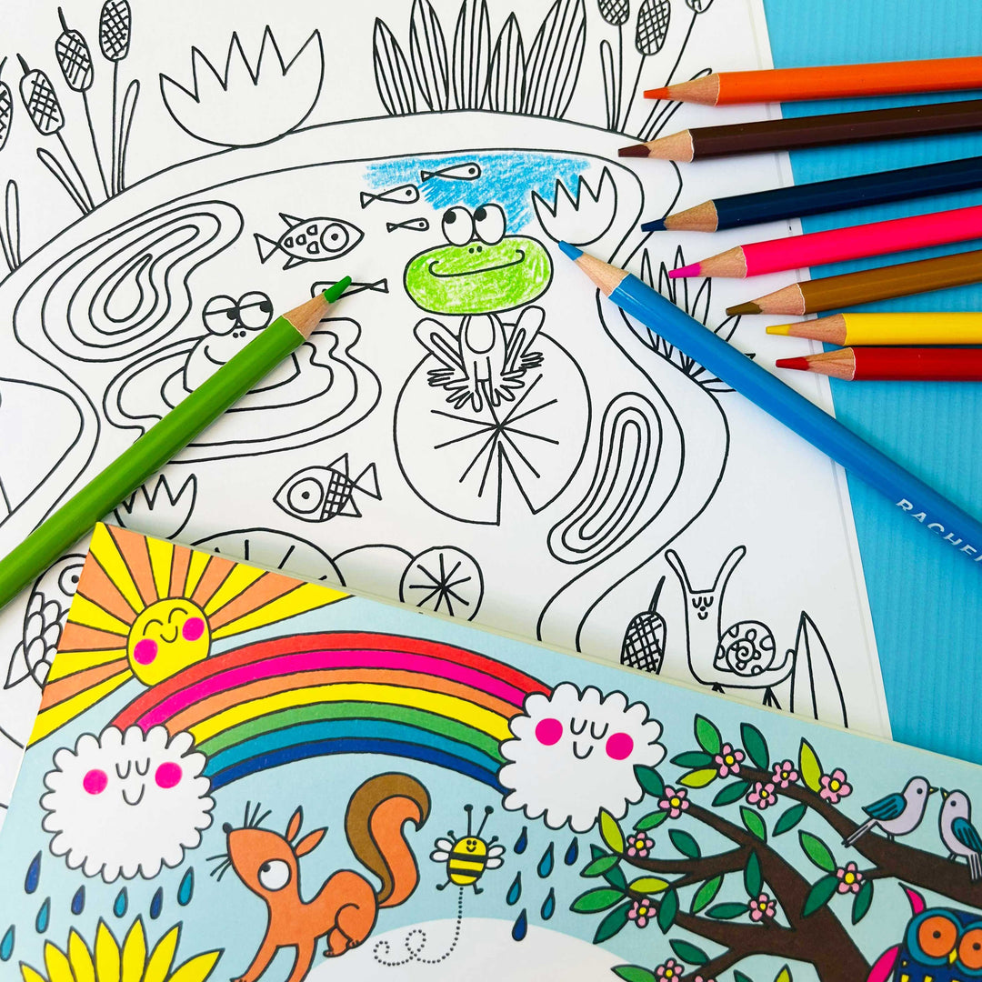 Nature Trail Colouring Book