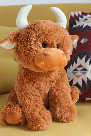Highland Cow Large Brown 30cm