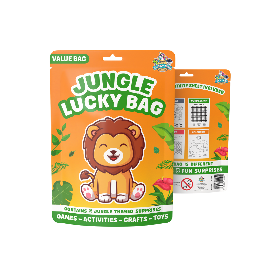 Assorted Value Party Bag Favours - Jungle contents