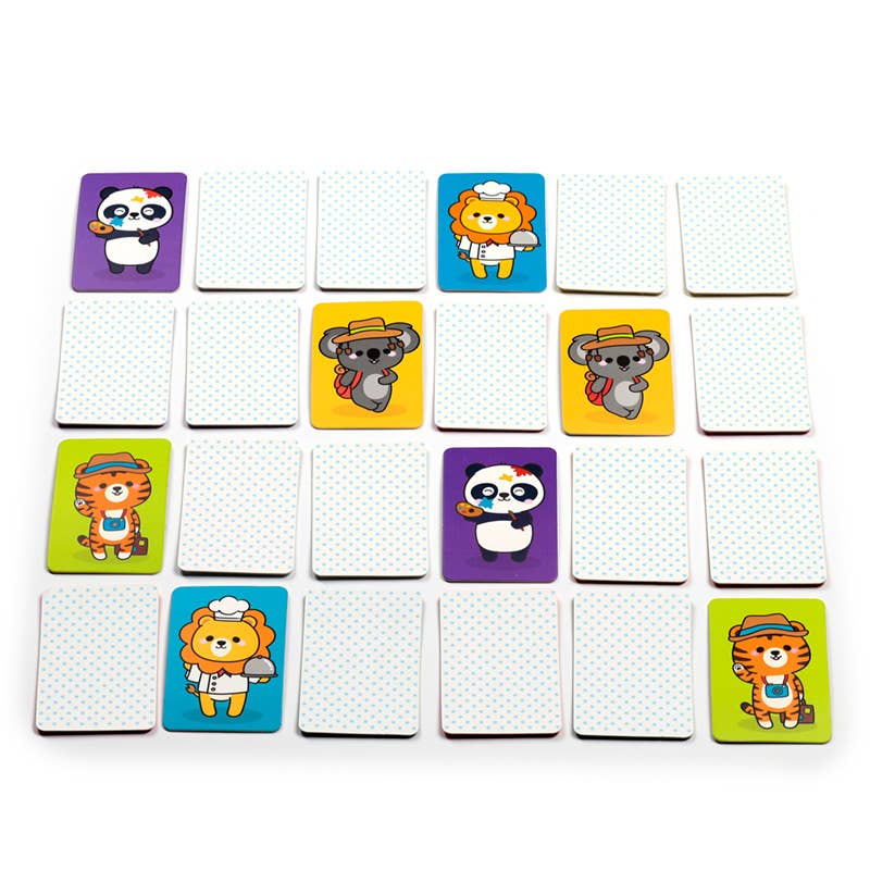 Adoramals Wild Kids Memory Card Set
