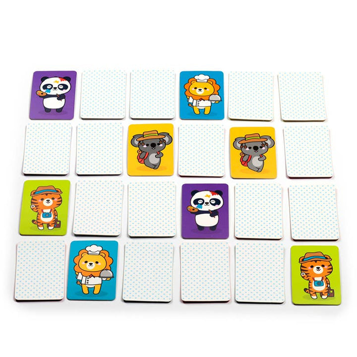 Adoramals Wild Kids Memory Card Set