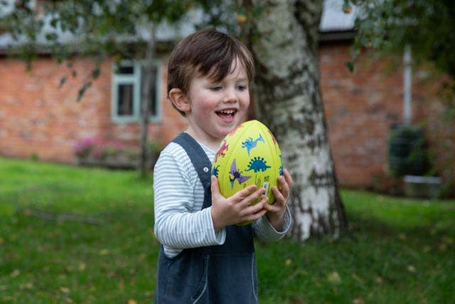 Crocodile Creek Soft Football / Rugby Style Ball Dinosaur