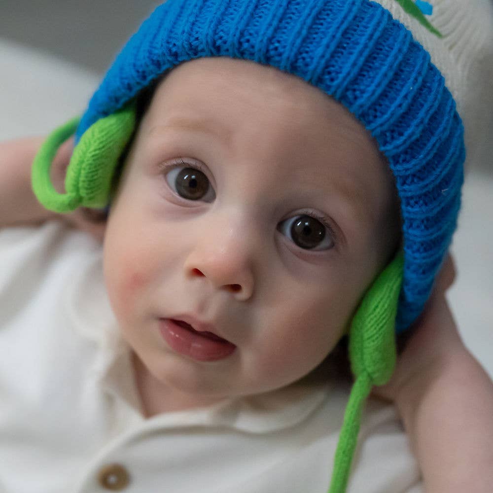 Dino Wooly Hat and Mittens