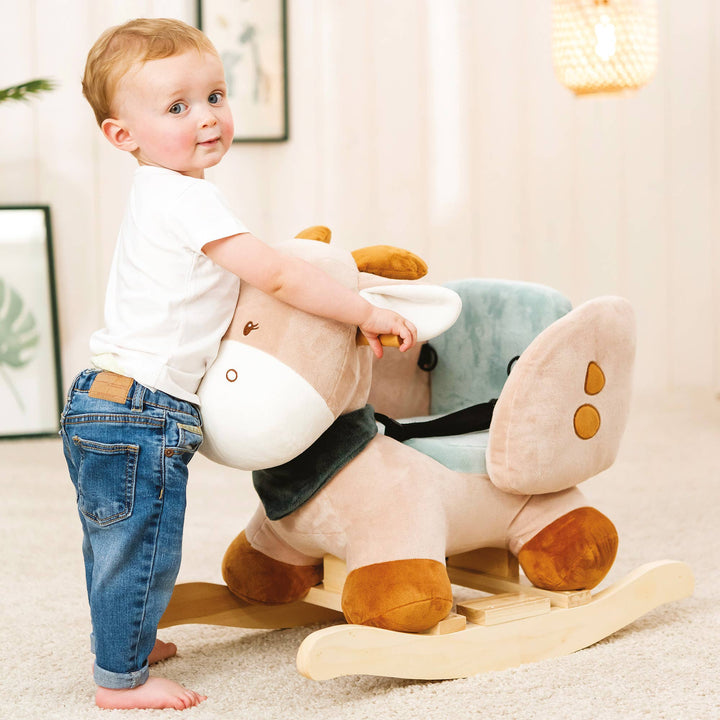 Nattou Luna and Axel - Rocker Luna the Giraffe with Harness (10-36 months)