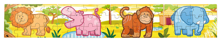 4 in 1 Puzzle Box - Jungle