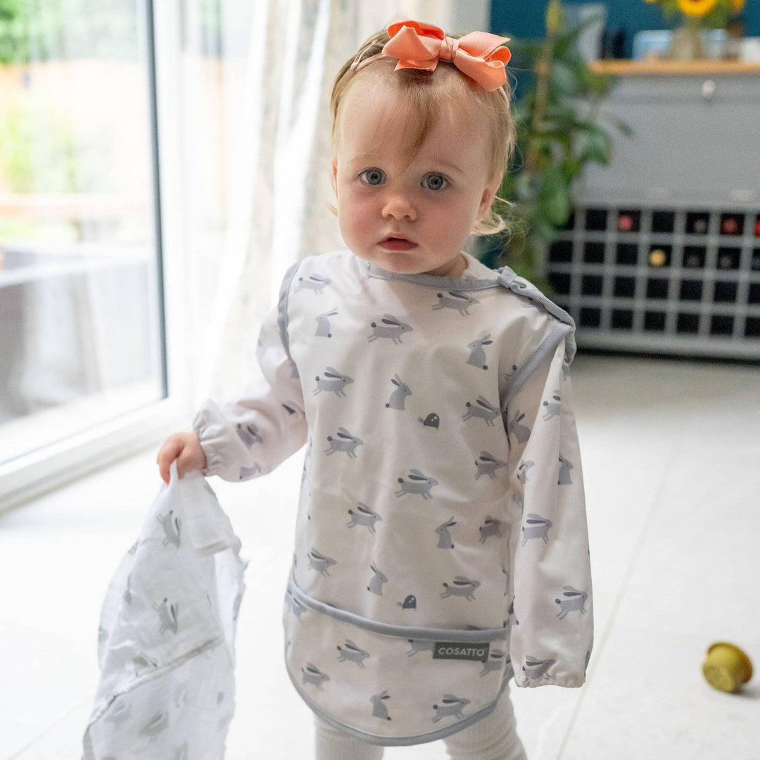 Cosatto Bobtail bunnies coverall feeding bib for babies - photo 9