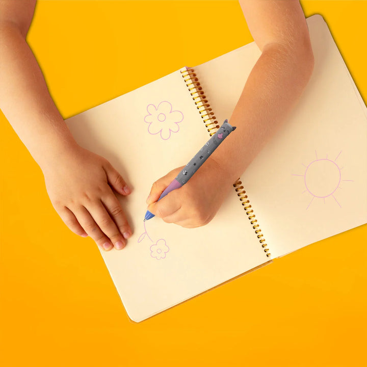 Two-Colour Ballpoint Pen - Click&Clack - Kitty