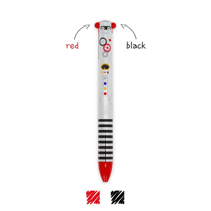 Two-Colour Ballpoint Pen - Click&Clack - Robot